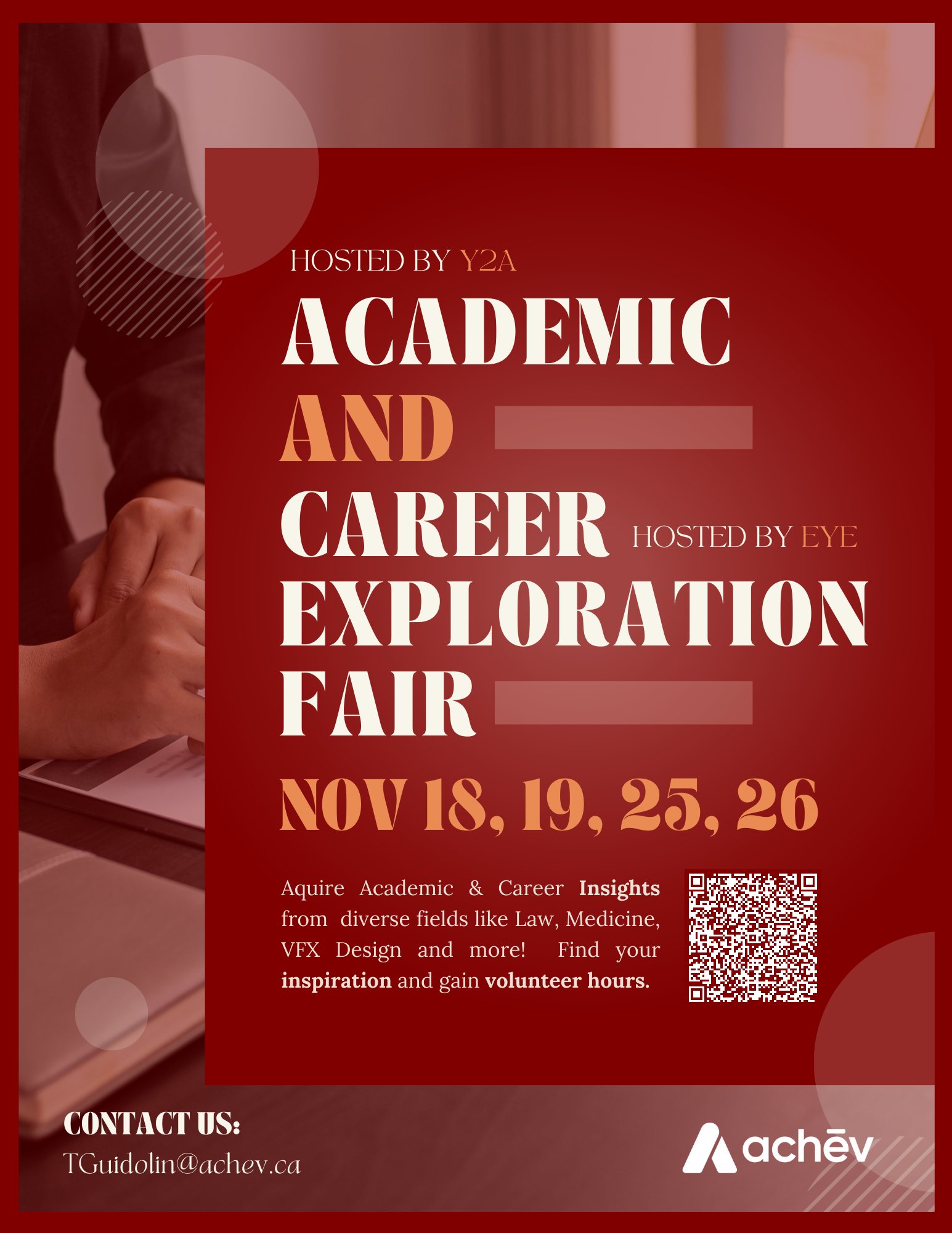 Academic and Career Exploration Fair Flyer