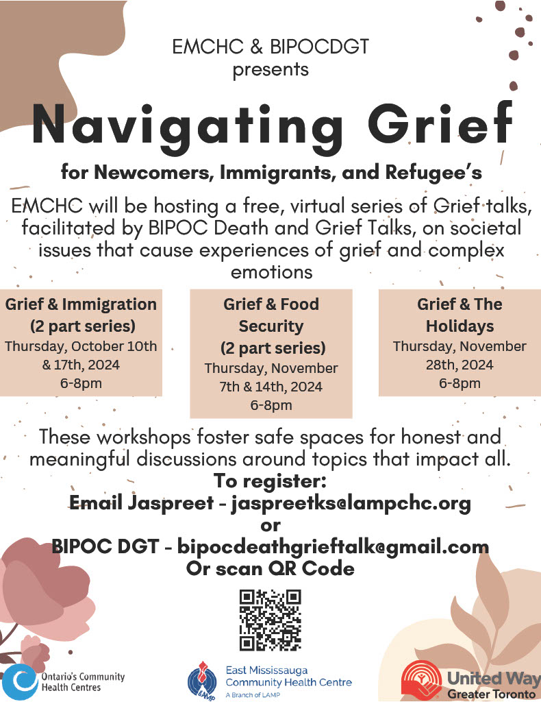 Grief and Death Talk Flyer