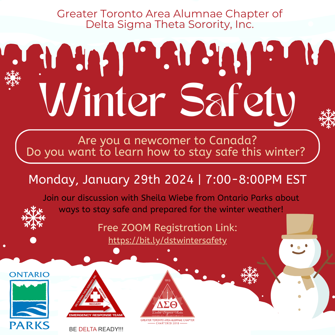 Winter Safety Event Flyer