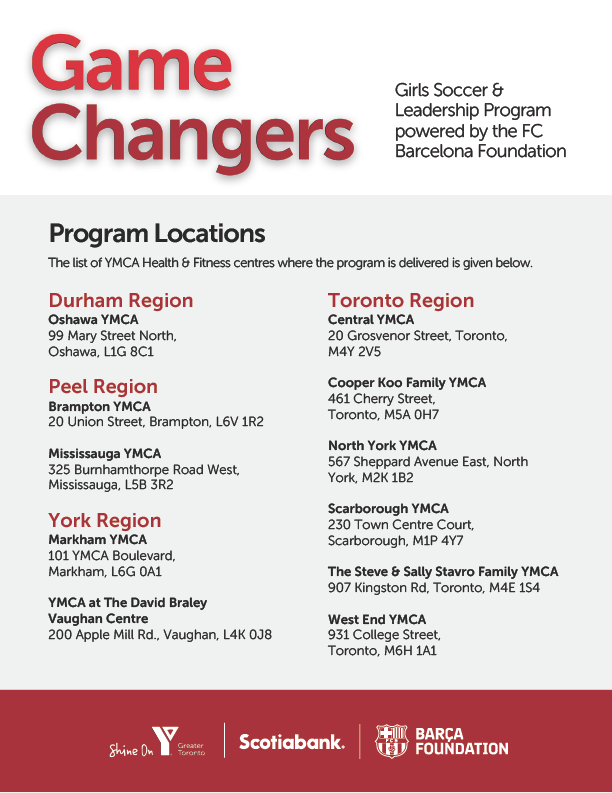 game changers flyer